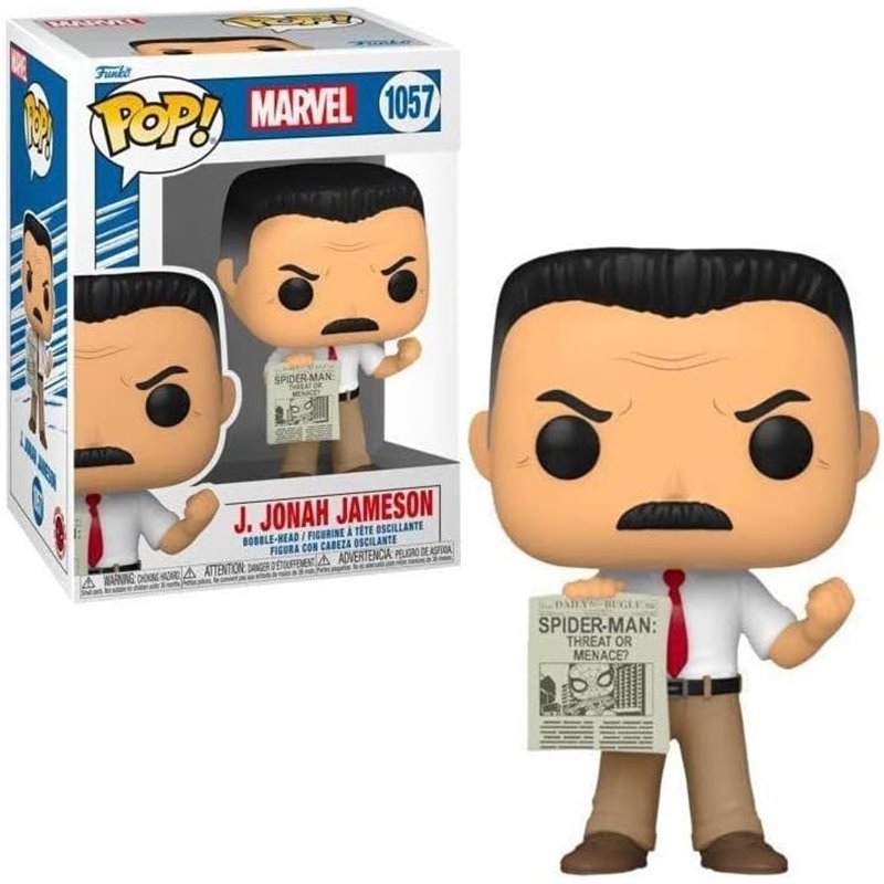 Funko Pop! Marvel Comics: Beyond Amazing - J. Jonah Jameson (Special Edition) 1057 Bobble-Head Vinyl Figure