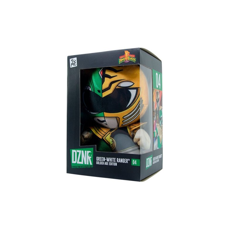 Peluche DZNR Power Rangers Ranger Branco-Verde