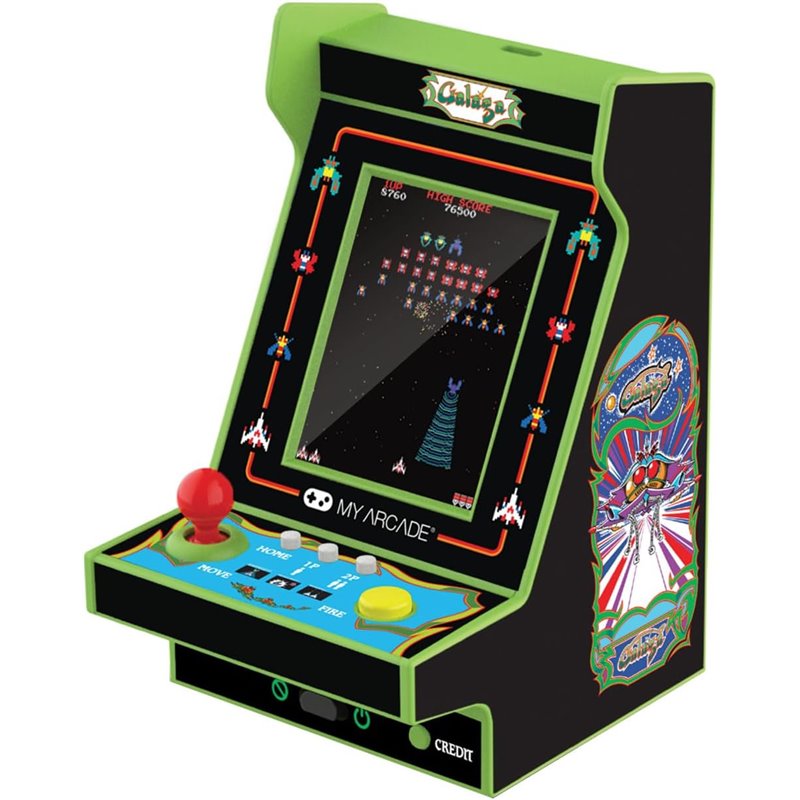 Consola MyArcade Nano Player - Galaga (2 Jogos em 1)