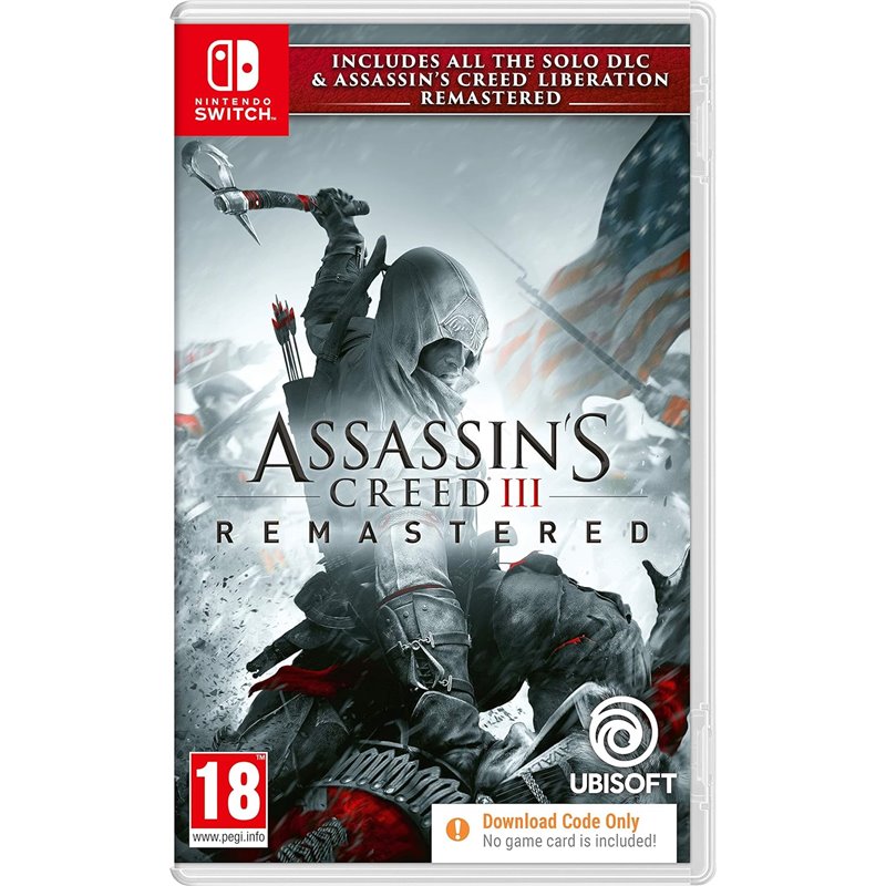 Assassin's Creed III Remastered & Liberation Remastered Nintendo Switch (Código na Caixa)