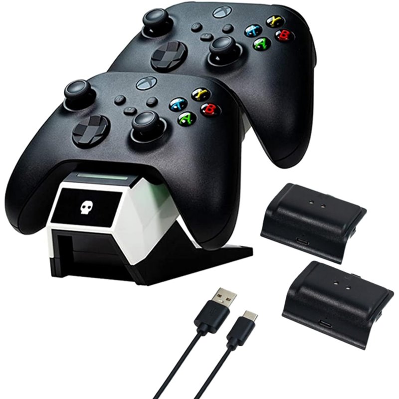 Estação Carregamento Comandos Xbox Series X|S - Numskull Fast Charge Twin Charging Dock