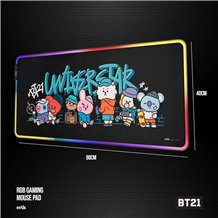 Tapete Gaming XXL Led RGB - BT21