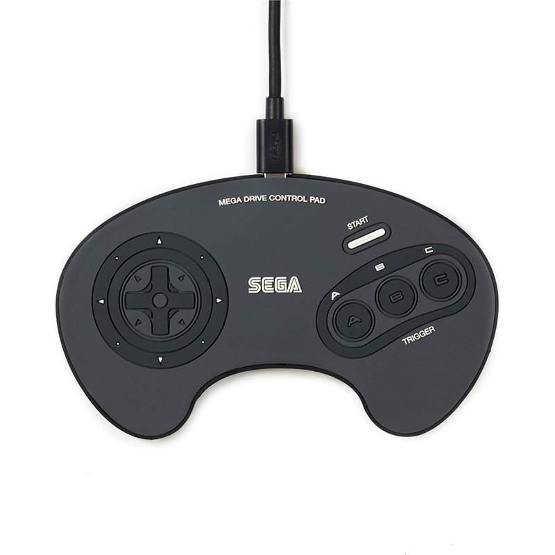 Carregador Wireless - Consola SEGA: Mega Drive Control Pad