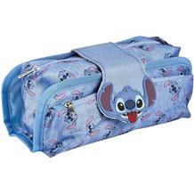 Estojo Escolar Com 3 Compartimentos - Disney: Stitch