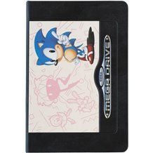 Caderno A5 Premium - Cartucho Sega Mega Drive: Sonic The Hedgehog