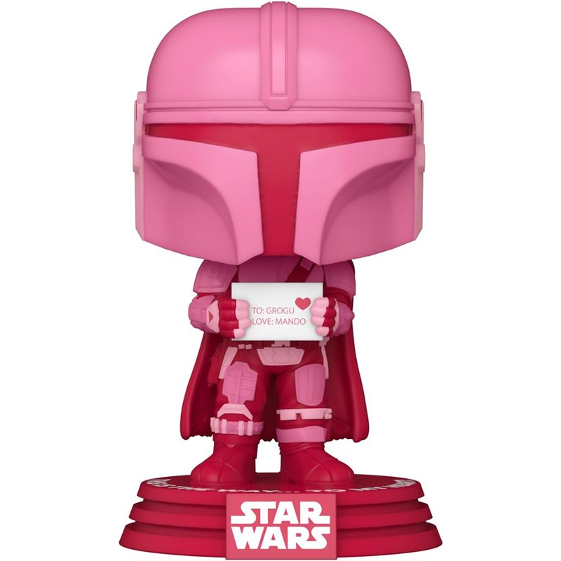 Figura Funko POP! Valentine: Star Wars - The Mandalorian 495 (Bobble-Head)