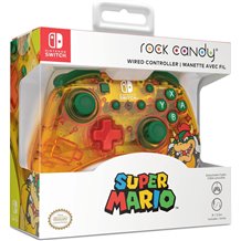 Comando PDP Rock Candy Wired - Super Mario: Bowser (Nintendo Switch)