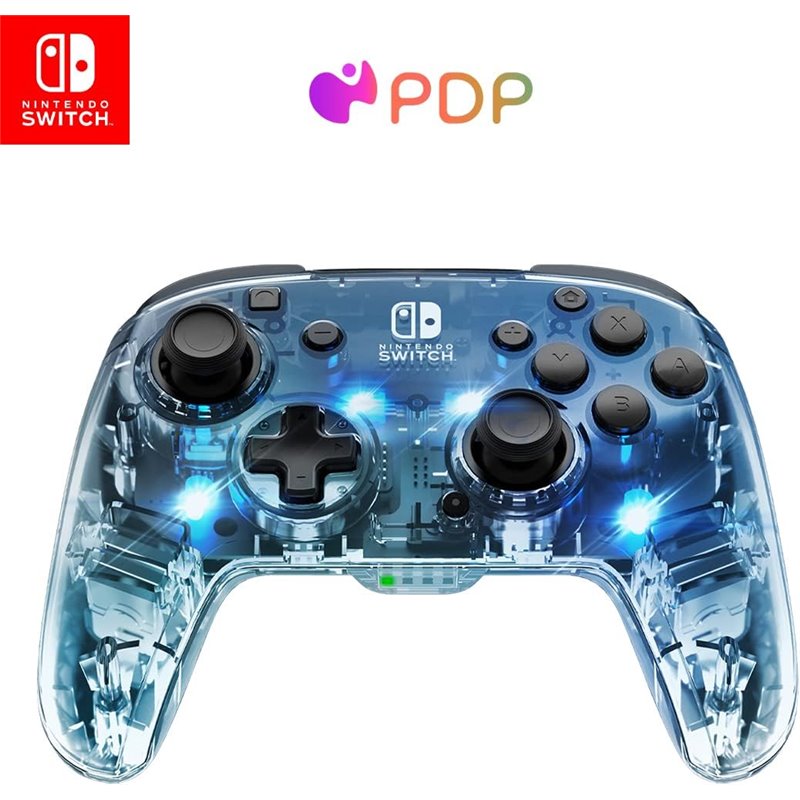 Comando PDP Nintendo Switch - Afterglow Deluxe Wireless (Prismatic)