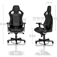 Cadeira Gaming noblechairs - EPIC: Black Edition