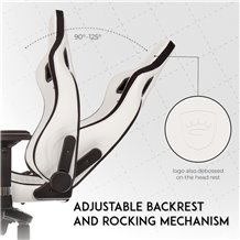 Cadeira Gaming noblechairs - EPIC: PU Leather White