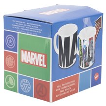 Caneca Cerâmica Termossensível 325ml - Marvel Avengers