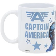 Caneca Cerâmica com Sublimação 325ml - Marvel Captain America