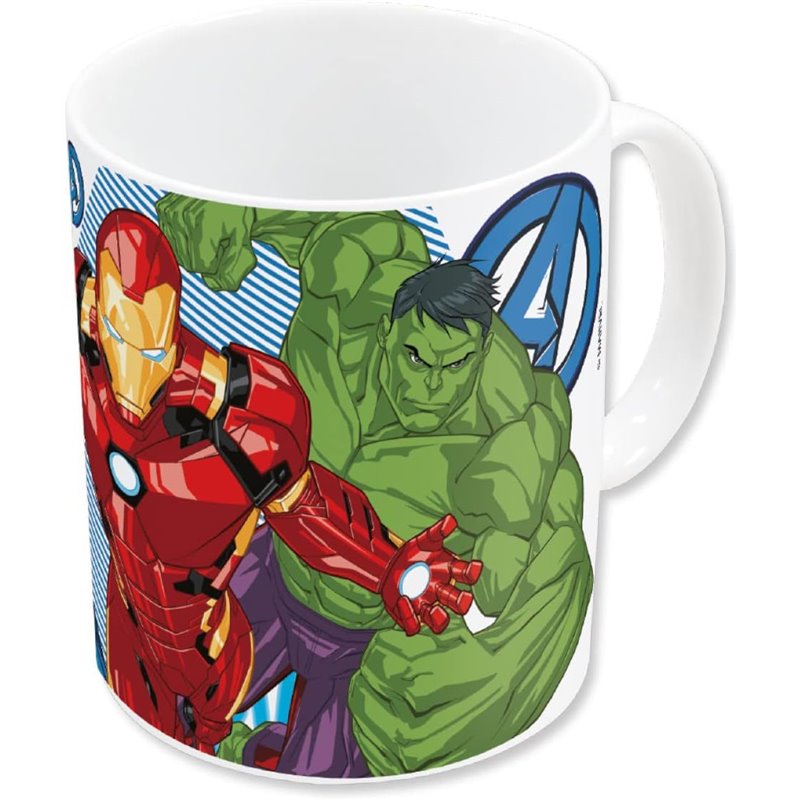 Caneca Cerâmica com Sublimação 325ml - Marvel Avengers Heroes