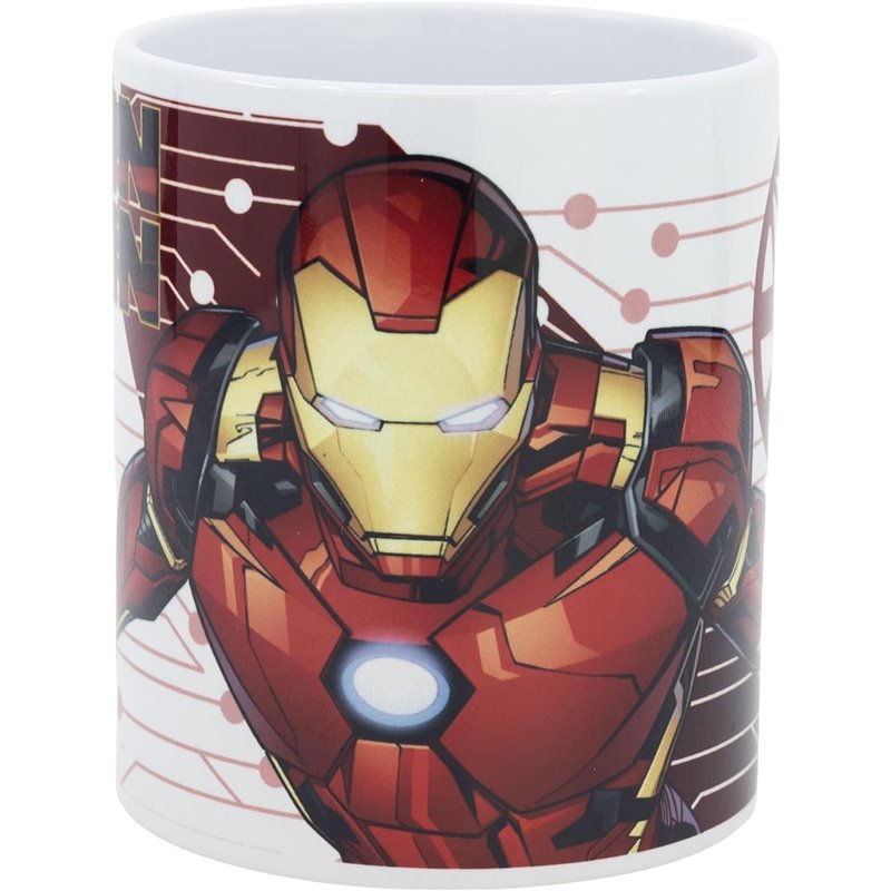 Caneca Cerâmica com Sublimação 325ml - Marvel Avengers Ironman