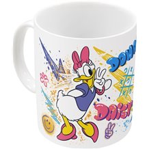 Caneca Cerâmica com Sublimação 325ml - Disney Donald & Daisy