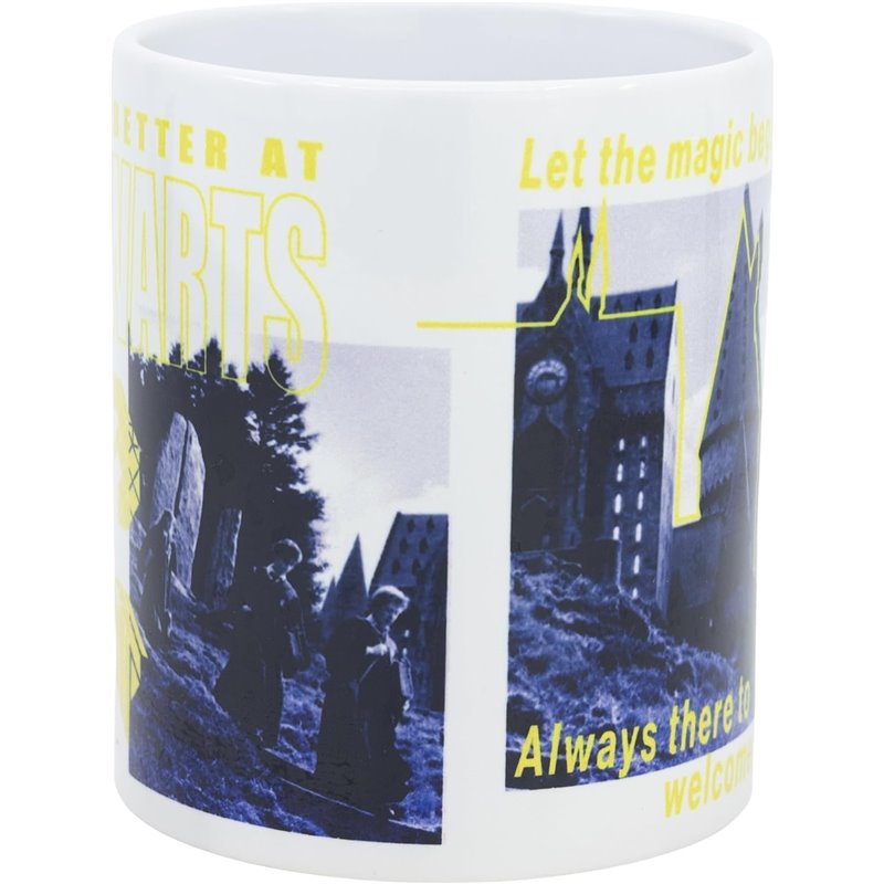 Caneca Cerâmica com Sublimação 325ml - Harry Potter Hogwarts