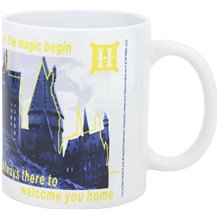 Caneca Cerâmica com Sublimação 325ml - Harry Potter Hogwarts