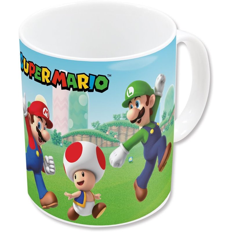 Caneca Cerâmica com Sublimação 325ml - Super Mario