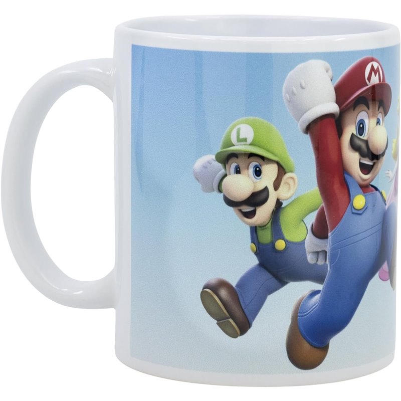 Caneca Cerâmica com Sublimação 325ml - Super Mario Sky