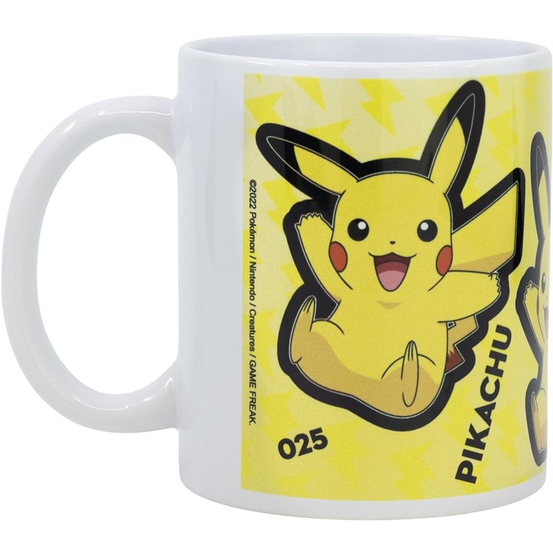 Caneca Cerâmica com Sublimação 325ml - Pokemon Pikachu