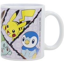 Caneca Cerâmica com Sublimação 325ml - Pokemon Distorsion