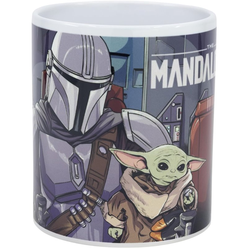 Caneca Cerâmica com Sublimação 325ml - The Mandalorian