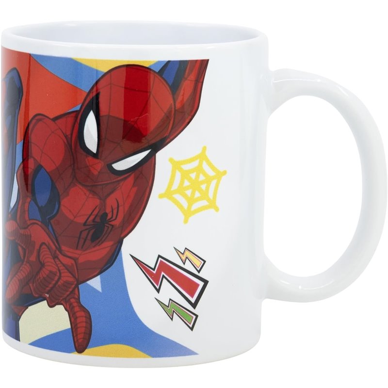 Caneca Cerâmica com Sublimação 325ml - Marvel Spiderman Swing