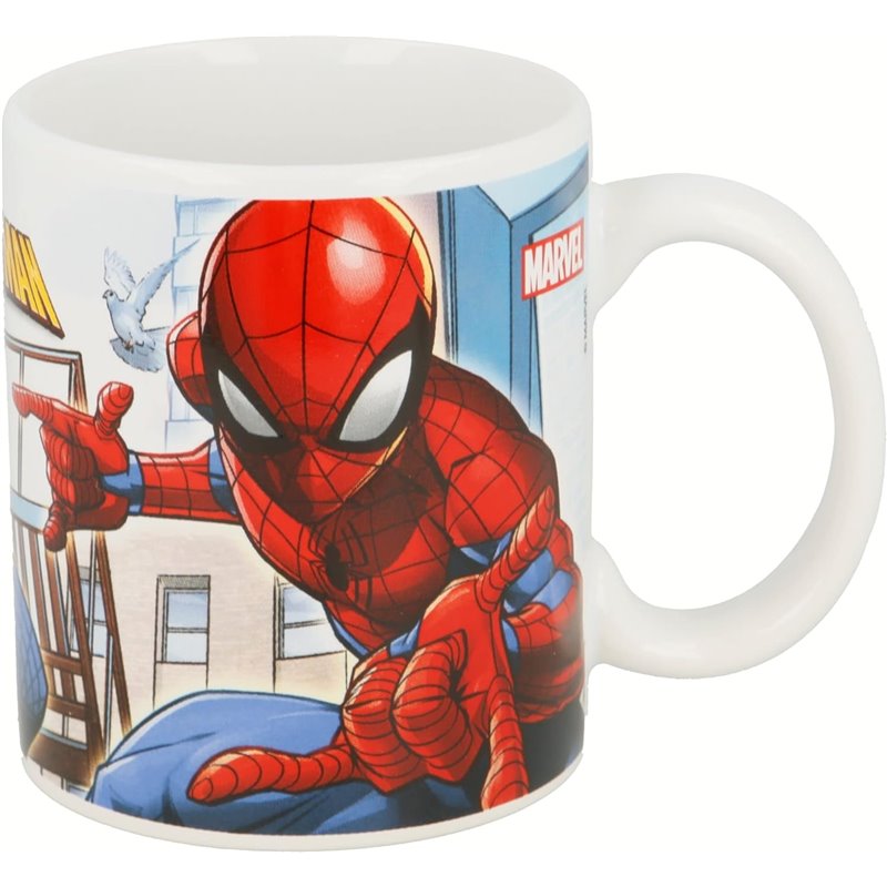 Caneca Cerâmica com Sublimação 325ml - Marvel Spiderman Comics