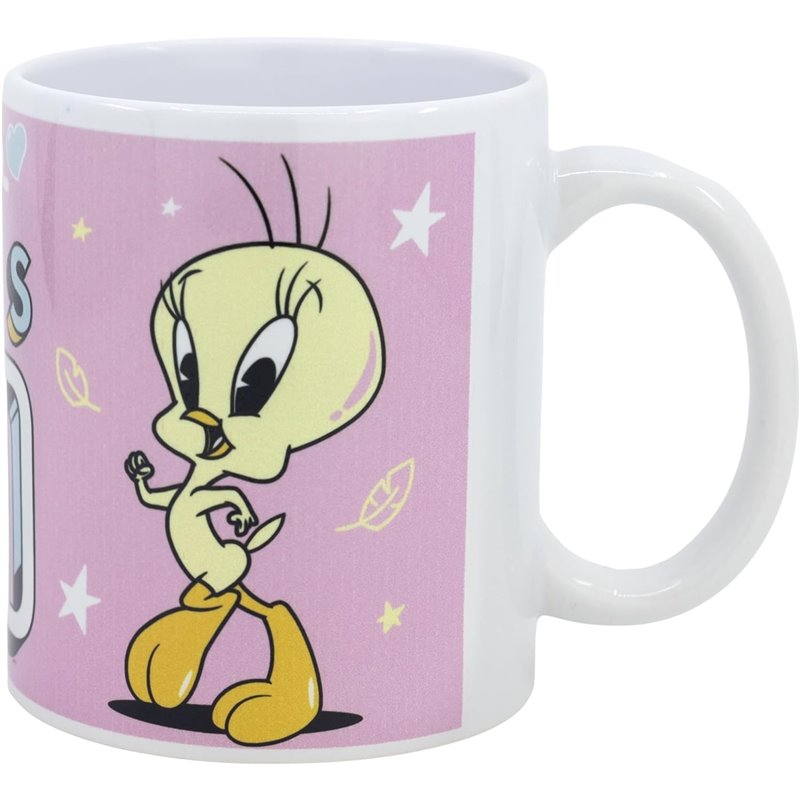 Caneca Cerâmica com Sublimação 325ml - Looney Tunes Life is Good