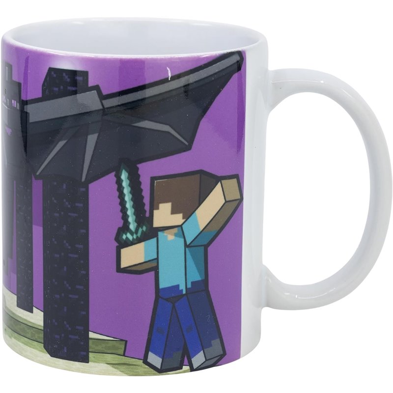 Caneca Cerâmica com Sublimação 325ml - Minecraft