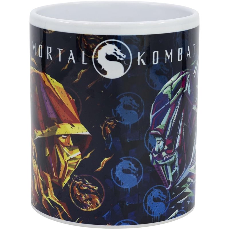 Caneca Cerâmica com Sublimação 325ml - Mortal Kombat