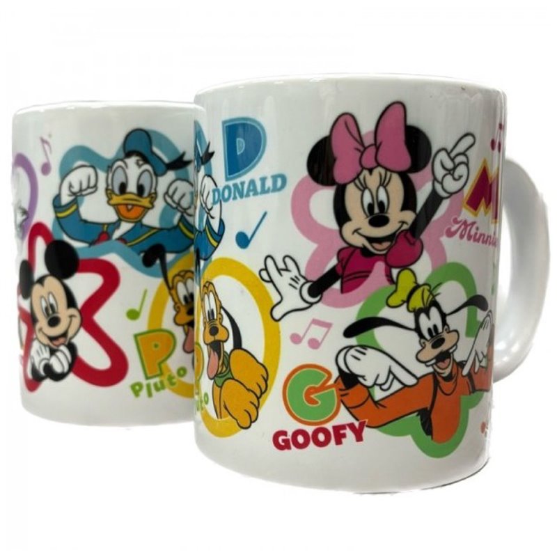 Caneca Cerâmica com Sublimação 325ml - Mickey and Friends Musical