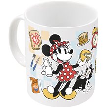 Caneca Cerâmica com Sublimação 325ml - Mickey e Minnie