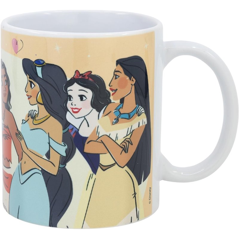 Caneca Cerâmica com Sublimação 325ml - Princesas Disney