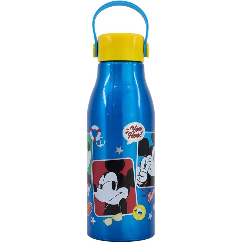 Garrafa Aluminio 760ml com Pega - Mickey Fun-Tastic