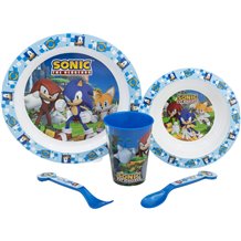 Conjunto Louça Infantil - Sonic the Hedgehog