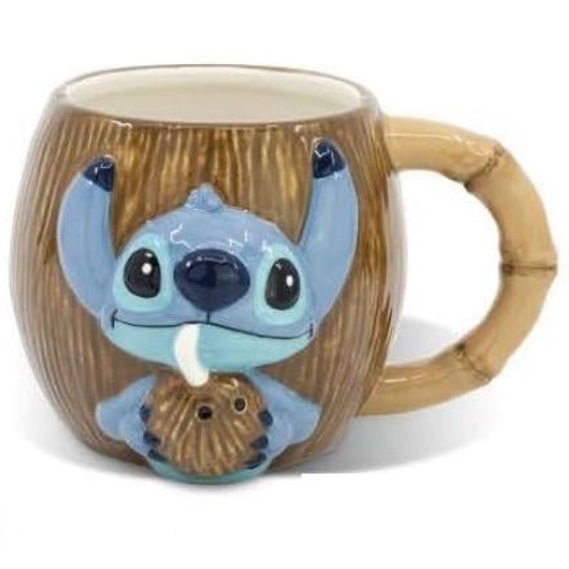 Caneca Cerâmica 3D 420ML - Disney Home Stitch