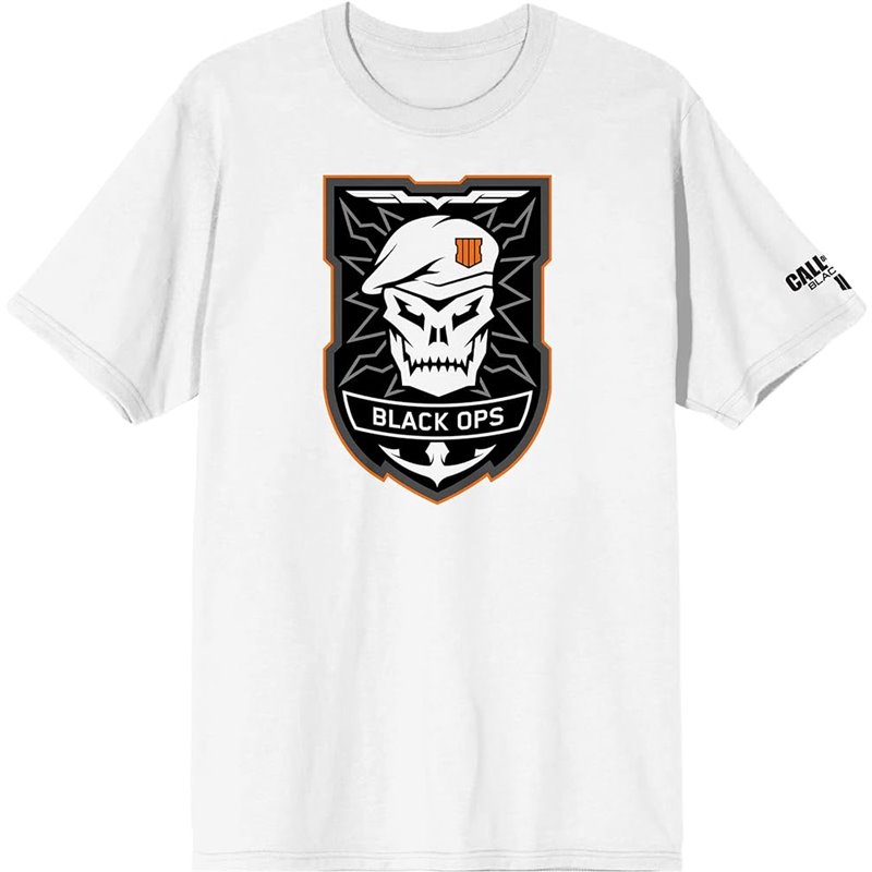 T-shirt Call of Duty Black Ops IV - SOG Logo - Branca