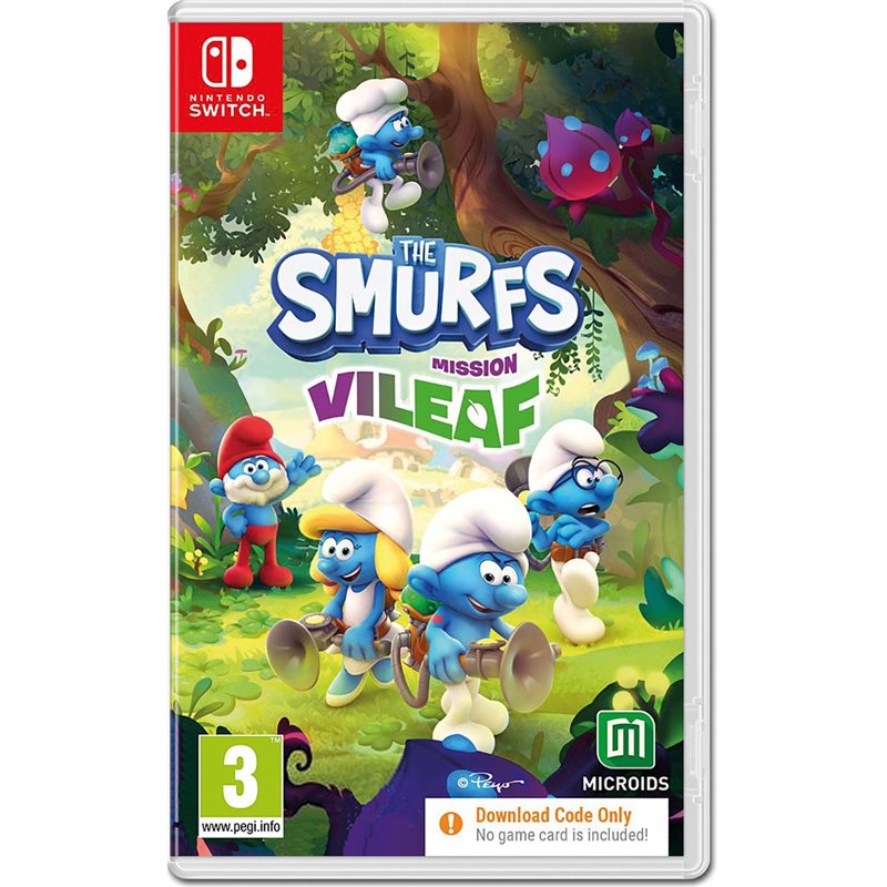 The Smurfs: Mission Vileaf Nintendo Switch (Código na Caixa)