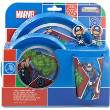 Conjunto Louça Infantil - Marvel Avengers Army