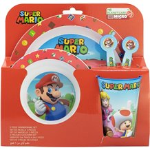 Conjunto Louça Infantil - Super Mario