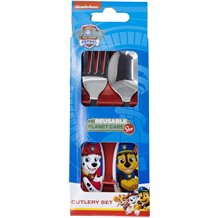 Conjunto 2 Talheres Infantis - Paw Patrol Pup Power (Colher + Garfo)