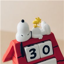 Calendário 3D Perpétuo - Snoopy Doghouse