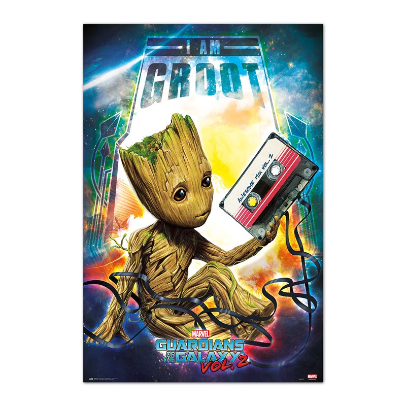 Poster Marvel Guardians Of The Galaxy Vol 2 Groot