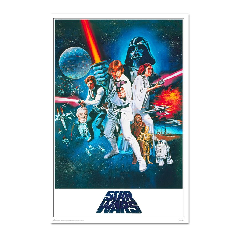 Poster Star Wars Classic A Guerra Das Galaxias