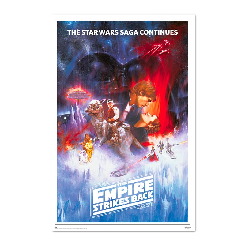 Poster Star Wars Classic O Impèrio Contra-Ataca