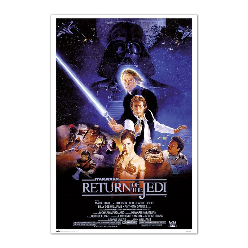 Poster Star Wars O Regresso Do Jedi