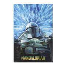 Poster Star Wars The Mandalorian - Hyperspace