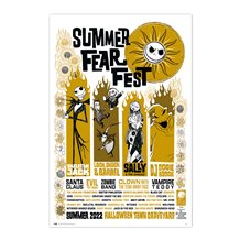 Poster Disney Pesadilla Antes De Navidad Summer Fear Fest