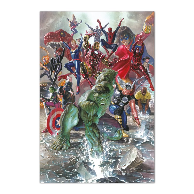 Poster Marvel Los Vengadores - Marvel Legacy By Alex Ross